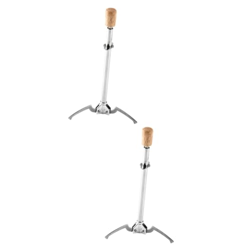 GRIRIW 2 Pcs Small Ice Tongs Stainless Steel Ice Cube Holder Food Clip Clamp Non-slip Grip