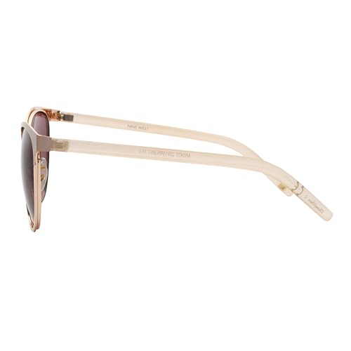 Nine West Women's Danae Sunglasses Aviator, Rose Gold, 61mm3