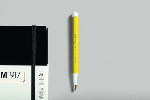 Image of LEUCHTTURM1917 Gel Pen Drehgriffel No.1 Lemon Yellow | Document Proof Black Ink, Drehgriffel No. 1, Twist Mechanism, Journal Pen, Premium Stationery
