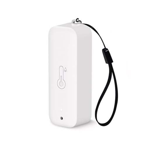 Thermomètre Connecté, WiFi Hygrometre Interieur Thermomètre Extérieur, Portée de 150m, Exportation de Données et étalonnage Gratuits, 1 Capteur