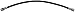 Dorman H621452 Rear Passenger Side Inner Brake Hydraulic Hose Compatible with Select Hummer Models