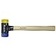 Wiha Schonhammer Safety I weich/mittelhart I Hickory-Holzstiel I Rund-Schlagkopf Ø 30 mm I Kunststoffhammer 290 mm I 272 g I Innenausbau, Montagearbeiten, Kfz-Reparatur & Maschinenbau (26653)