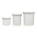 Wheaton W209906 White Polypropylene Wide Mouth Container with 43-400 Polypropylene Polyethylene Lined Screw Cap, 30mL Capacity (Case of 72)