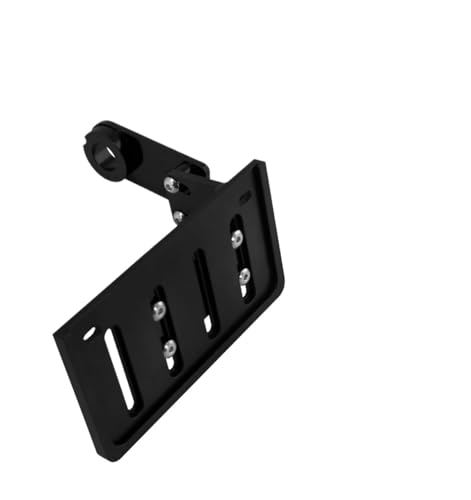 Support de plaque moto latéral pliable pour look épuré en balade Harley Street Bob