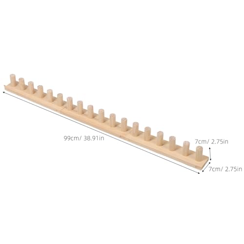 Métier à tricoter manuel en bois à 3 segments modulables pour couverture
