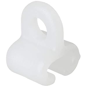 Lampa 97114 Crochet Coulissant pour rails de rideaux y – Pack de 25 pièce