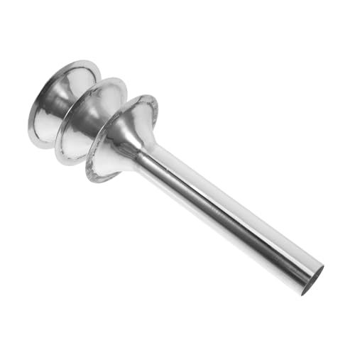 FONDOTIN 3 pezzi Imbuto Riempimento Salsicce in Acciaio Inossidabile Tubo Insaccatrice Manuale per Uso Domestico Accessori Sturdy per Tritacarne con Misure Facile da Pulire e Adatto