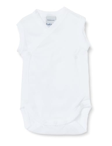 BABIDU Body Bebé Cruzado Sin Mangas Algodón 100% Suave y Transpirable, Body Tirantes Recién Nacido, Ideal Primera Puesta Piel Sensible, Ropa Bebé Niño y Niña Unisex, Cómodo Perfecto para Uso Diario