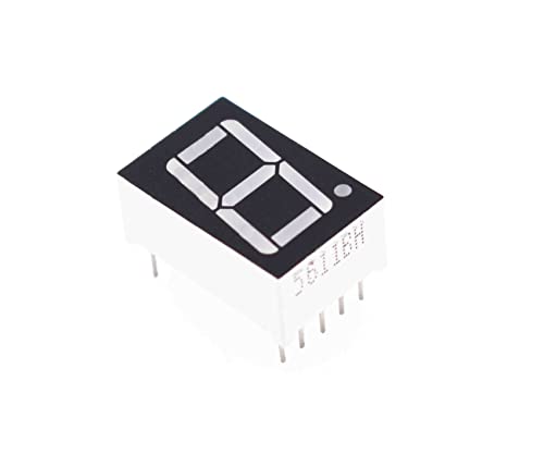 10PCS 0.5 inch Red 7 Segment 0.5' LED Display Digital Tube Common Anode 1 Bit