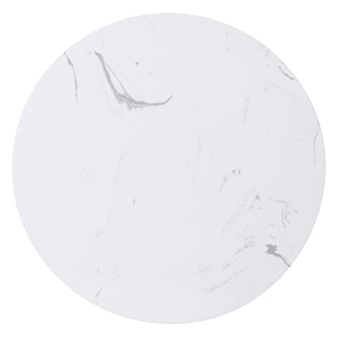 Tcrogsciss 7.8'' Round Marble Cheese Board Cover
