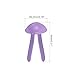 PATIKIL Brads for Paper Crafts, 150 Pcs Purple Metal Paper Fasteners Round Head Mini Brads Split Pins Paper Crafting Supplies for DIY Craft Project Scraping Book, 8 mm