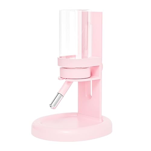 Botella de agua para roedores, antigoteo para animales pequeños, botella automática con un soporte, para jerbos, hurones, ardillas, chinchillas, erizos