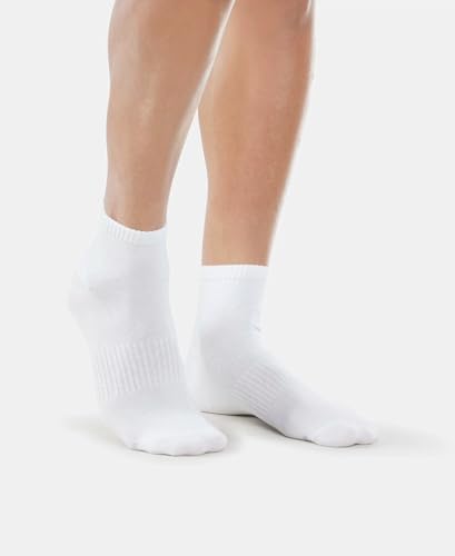 Image of Jockey 7106 Men Compact Cotton Elastane Stretch Ankle Length Socks With StayFresh Treatment (Pack of 2)