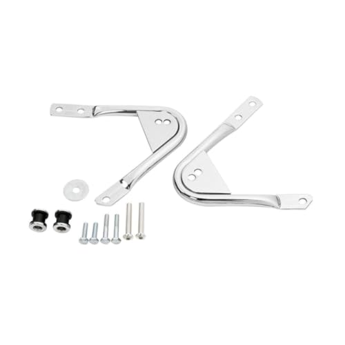 Neutron 2 up Luggage Rack Docking Hardware Kit (Gb Cold Drawn Steel) for Electra 97-08 for Road 98-08 for Road King 97-08 for Street 06-08