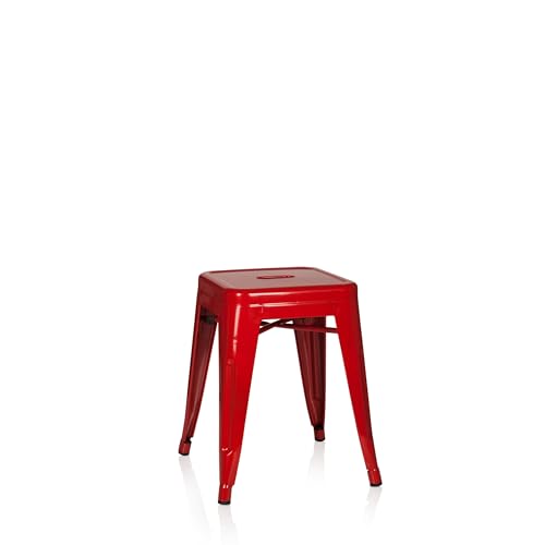 HJH Office 645001 Sgabello Metallo Basso VANTAGGIO Panchetti...