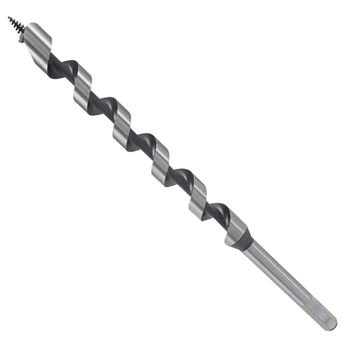 OSVJE 1 Pack 3/4-Inch x 12-Inch Auger Drill Bit Wood, Ship Long Drill Bits Hex Shank 2/5 Inch for Wood, Plastic, Drywall and Composite Materials/DIY Enthusiasts