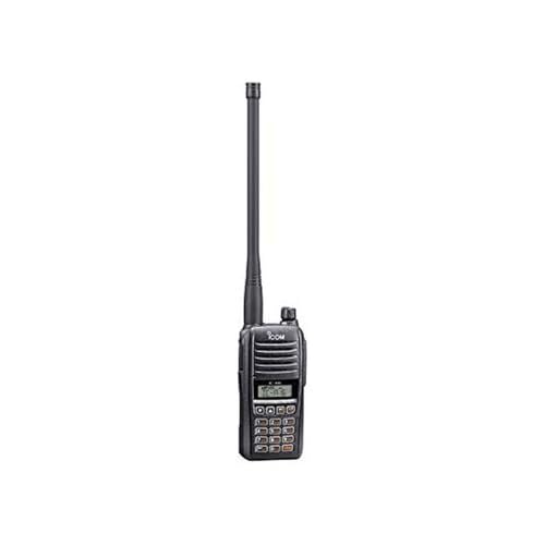 Protezione dall'umidità IP67 Radio VHF portatile ICom IC-A16EBT con bluetooth, per aviazione 118.000–136.992 MHz, 2400 mAh, IP67