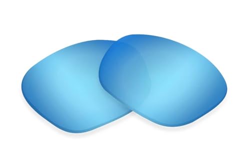 Sunglass Fix Replacement Sunglass Lenses Compatible for Ray-Ban RB8302 Tech 58mm (Polarized SFx Ultra Light-Blue Mirror Black Pair)
