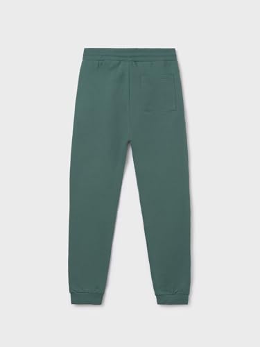 Mayoral Basic Cuffed Fleece Trousers for Boys Pine2