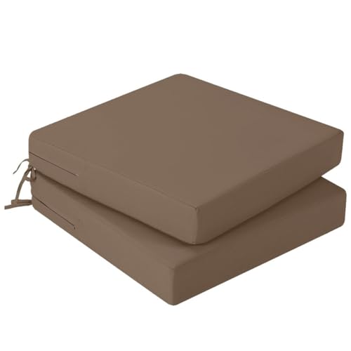 Fundas para sillas de patio 50x50x8 cm, paquete de 2 2