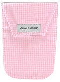Diapees and Wipees Accessory Bag - Pink Gingham