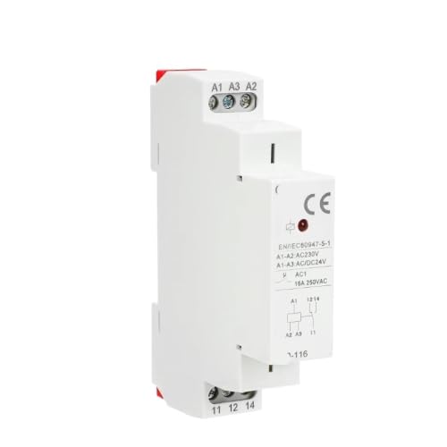 Relé intermedio AC230V para evitar sobrecargas en circuitos de automatización y PLC
