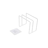 Material: . MAXBUS Pot Lid Cutting Board Kitchen Organizer Rack Hanging Board Shelf Pan Lid Cover Storage Rack (Color : White)