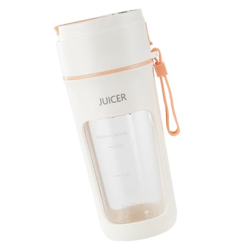 LLINthy Máquina de exprimido recargable con diseño a prueba de fugas, función de limpieza rápida, licuadoras domésticas para oficina, gimnasio, viajes, licuadora multifuncional