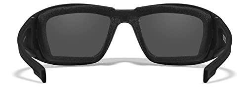 Wiley X WX Boss Sunglasses, Safety Glasses for Men and Women, UV Eye Protection for Shooting, Fishing, Biking, and Extreme Sports, Matte Black Frames, Silver Flash Tinted Lenses4