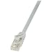 Produktbild LogiLink CP2092U RJ45 Netzwerkkabel, Patchkabel CAT 6 U/UTP 10.00m Grau mit Rastnasenschutz 1St.