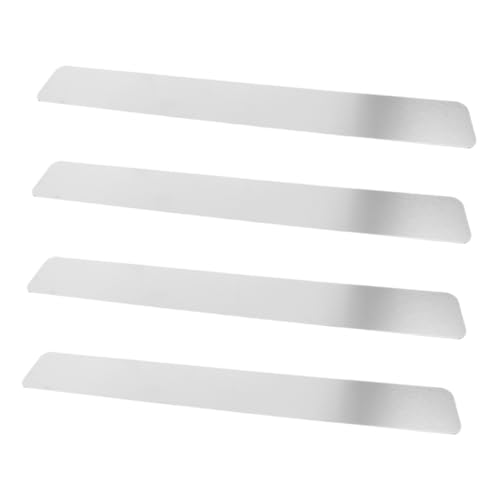 Angoily 4pcs Adhesive Bulletin Board Strips Display Plates for Photos Notes Announcements Versatile Memo Board for Office Home School Cafe