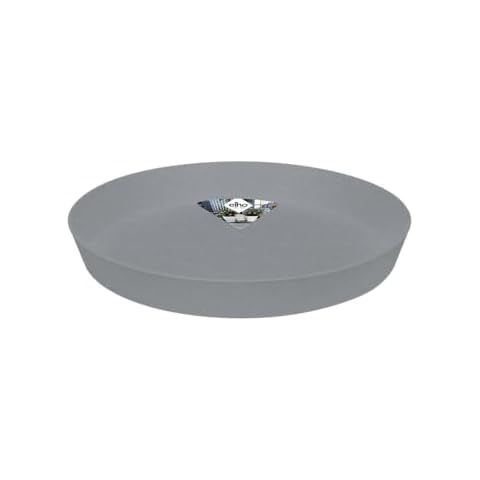 elho 9220902943100 Loft Urban Saucer Round Flower Pot, us17, Living Concrete Cover