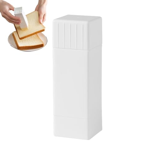 Nuytghr Dispensador de mantequilla, dispensador de mantequilla de de maíz, utensilios de cocina verticales para sartenes, gofres, pan, tostadas, hogar, dormitorio