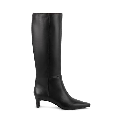 Steve Madden Steve Madden Women's Dagne, Black Leather, 9