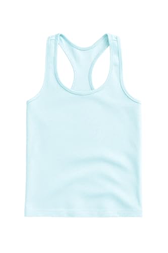 Image of Kurve Premium Girls Seamless Supersoft Wide Strap Comfortable Racerback Tank (Made with Love in The USA)