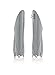 Acerbis Fork Cover Set (GREY) For 10-22 YAMAHA YZ250F