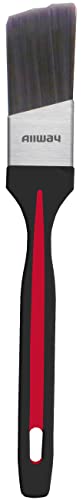 Image of ALLWAY A3PK Ergo-Style Paintbrush Set, 3 Pack | Multi-Pack Set, Includes 1 inch Angular, 1.5 inch Angular, 2 inch Straight Brushes