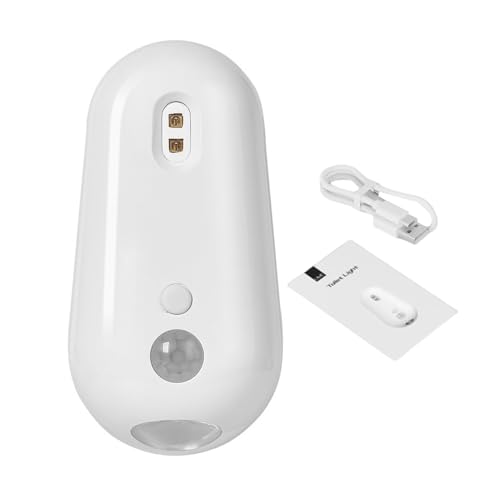 Porceosy Motion Sensor Toilet Night Light with UV Sterilization USB-C Rechargeable Peel & Stick Splash-Proof Soft Multi-Colour Nightlight Smart Sensing Bathroom Lamp for Toilet Bathroom & Washing