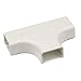 HellermannTyton TSR2FW-21 Tee Cover, 1-1/4", 1" Bend Radius, PVC, Office White, 10/Bag