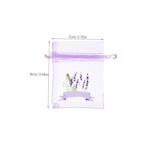 Zerodeko 20 bolsas de malla vacías para lavanda miniatura 2