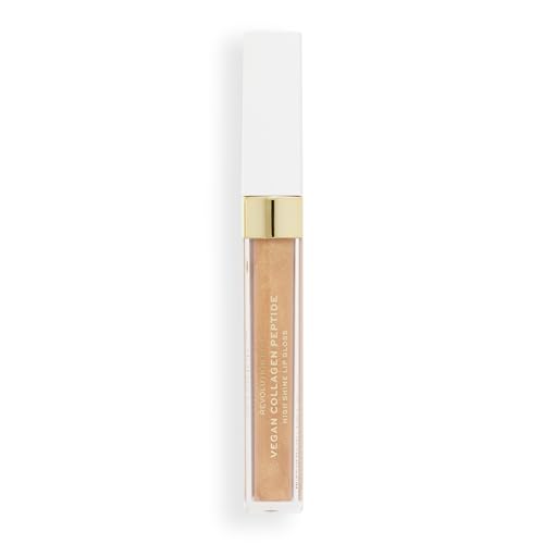 Image of Revolution Pro Vegan Collagen Peptide High Shine Lip Gloss, Nourish, Plump & Hydrate Lips With Hyaluronic Acid & Vitamin E, 4 ML (Pack of 1)
