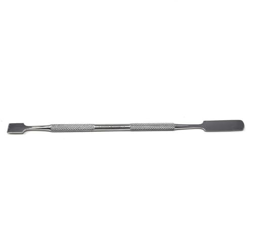 A2Z Lab Spatula Stainless Steel Sampler Spatula Double-Ended Spatula with Flat Ends for Handling Mixing Transfering Cream, Gel, Powder- Laboratory Supplies for Experiments & Lab Use - 6.25