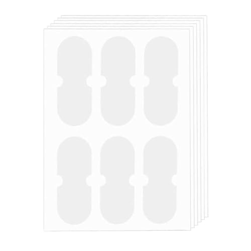 YAPKOLV 36-teiliges Set Ohrläppchenstützen Ohrrückengurte Ohrringpflaster Ohrformkorrektoren Ohrkorrekturpolster mit Kleberückseite (transparent) Ohr-Make-up-Applikator