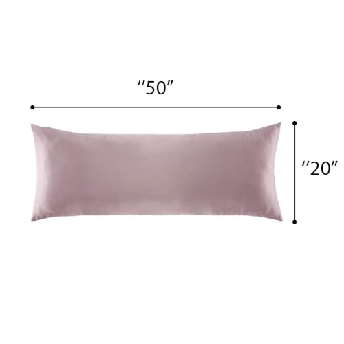 Image of Wakefit Long Cuddle Pillow | Side Body Pillow for Sleep & Pregnancy Support | Soft & Resilient Fiber Fill | 3 Months Warranty | Woodrose | 50 x 19.68 x 4 inch