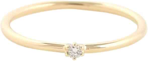 Amazon | (ジュエッテ) Jouete K10YG ダイヤモンド ピンキーリング