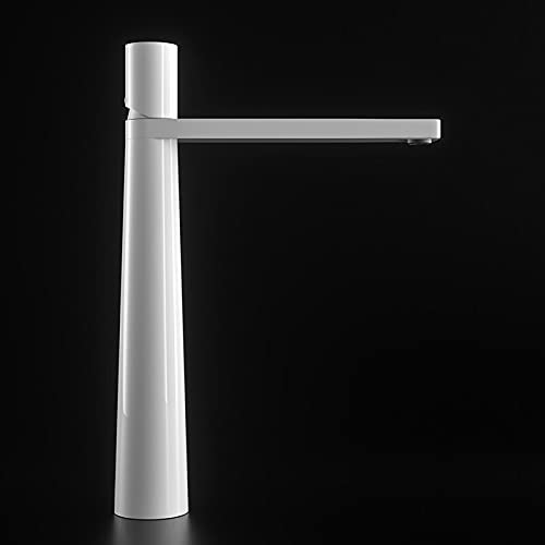 Mitigeur de lavabo gris pistolet court eau chaude et froide