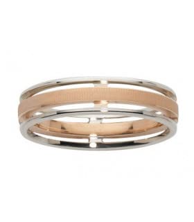 Alliance Mariage 2 Ors 5mm Paloma bague 9 carats taille 55