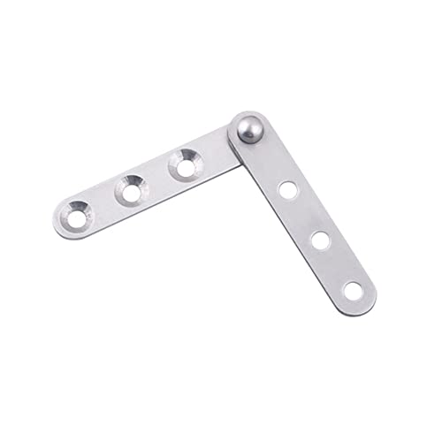 4 Pcs Door Pivot Hinge, 360 Degree Stainless Steel Rotating Hinge Pivot, Folding Flip Cabinet Cupboard Door Inset Pivot Hinge - Image 3