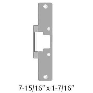 HES 10760021 Faceplate for 8300 Series, Satin Stainless, 7-15/16