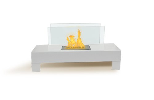 Anywhere Fireplace Indoor/Outdoor Fireplace-Gramercy Model White #1